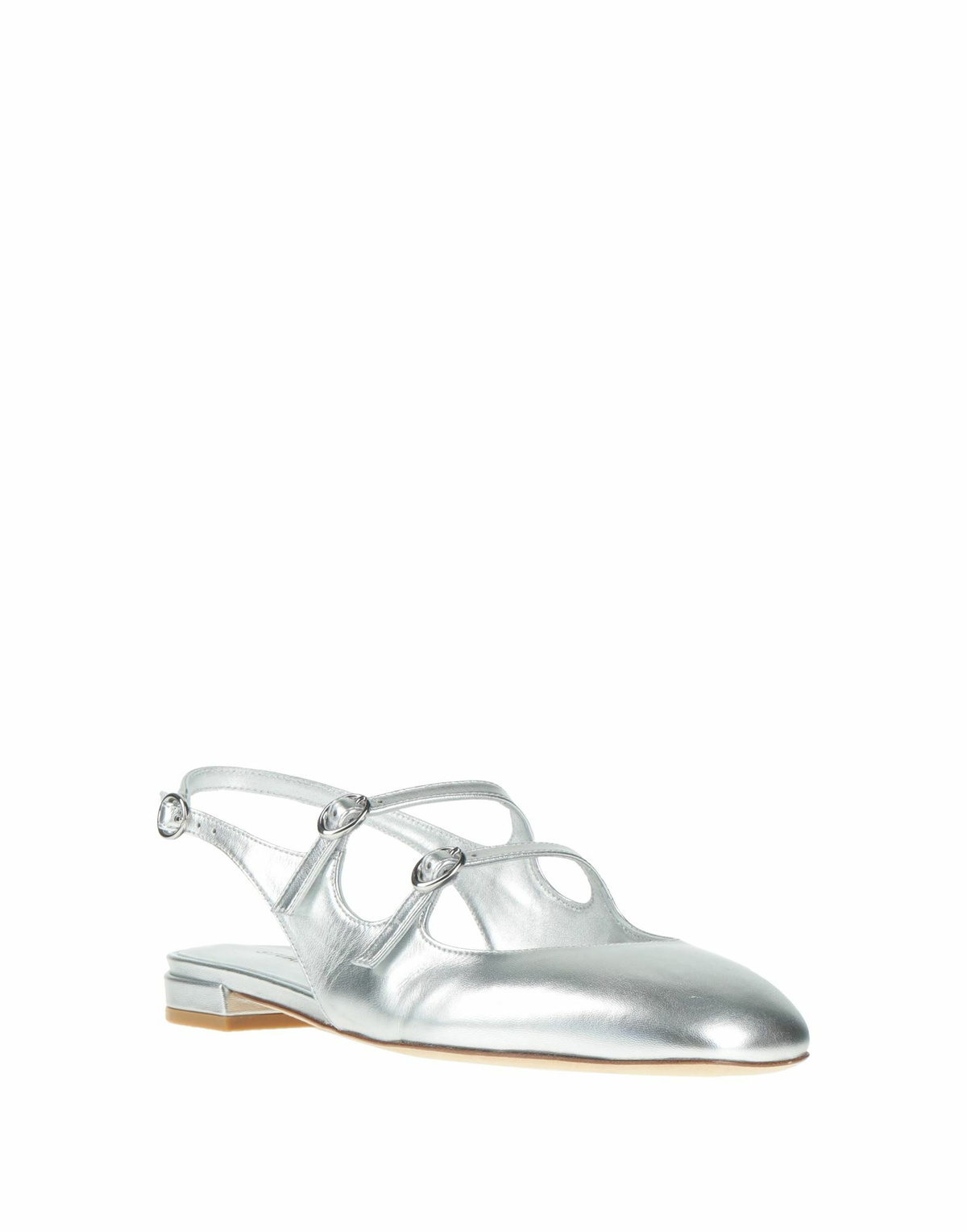 Stuart Weitzman Womens Ballet flats in Silver