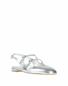 Stuart Weitzman Womens Ballet flats in Silver