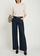 Reformation Cary Wide-leg Jeans Dark Blue