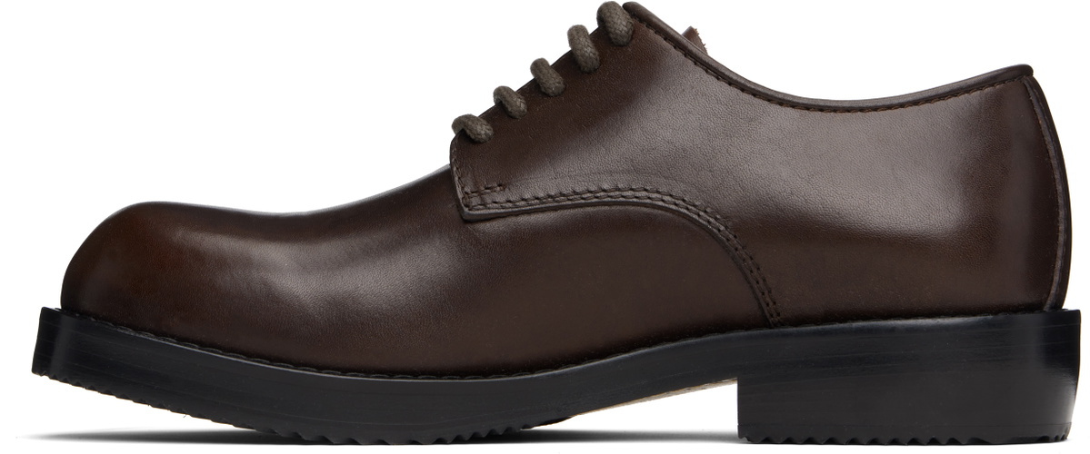 Dries Van Noten Brown Leather Derbys