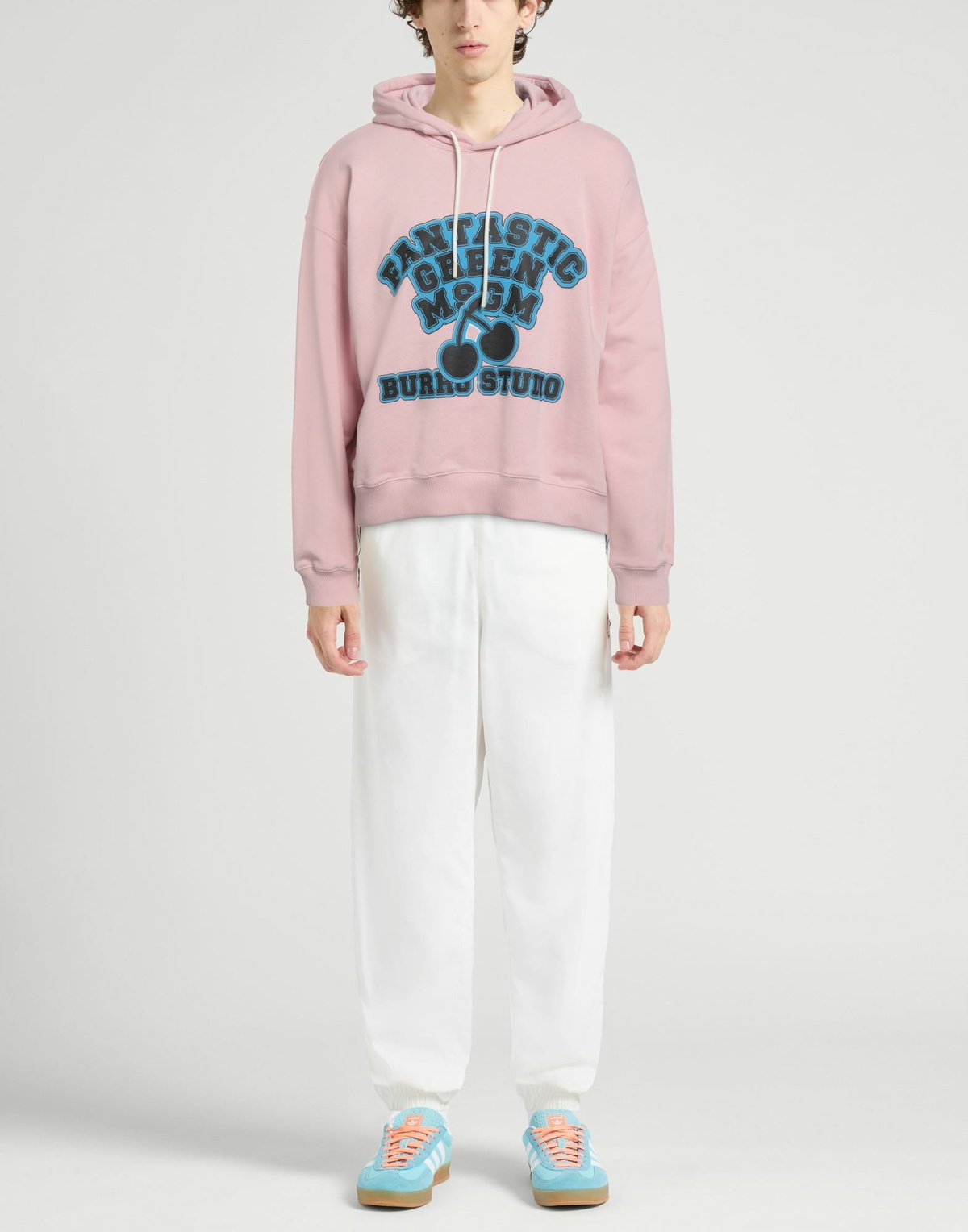 Msgm Mens Sweatshirt in Pink