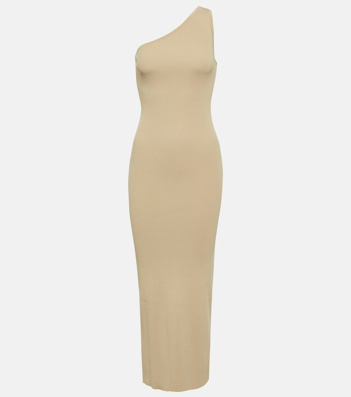 toteme one shoulder dress Toteme One-shoulder maxi dress Toteme