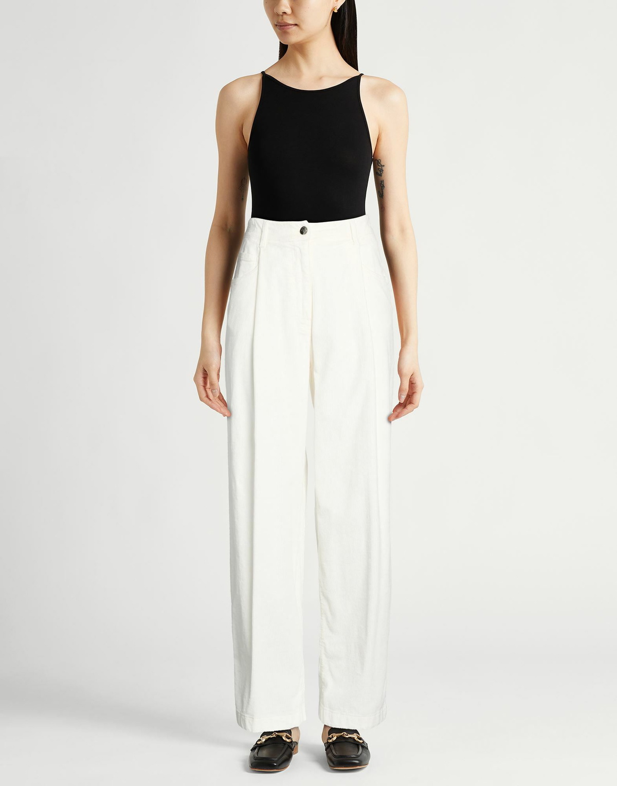 Peserico Womens Pants in White
