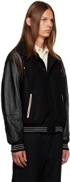 Andersson Bell Black Luster Leather Jacket