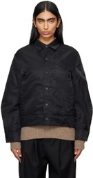 ADER error Black Significant TRS Tag Jacket