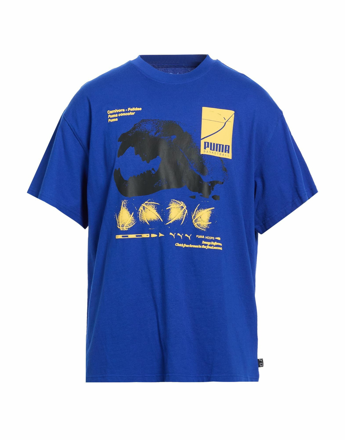 Puma Mens T-shirt Bright in Blue
