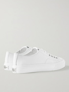 GIVENCHY - City Full-Grain Leather Sneakers - White