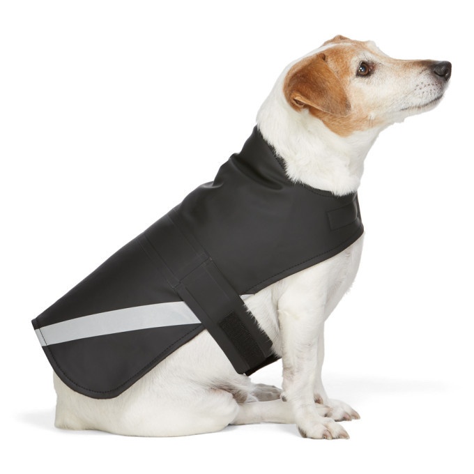 Photo: Stutterheim SSENSE Exclusive Black PVC Lightweight Dog Raincoat