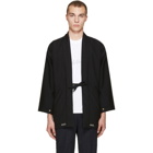 Visvim Black Wool Dotera Coat