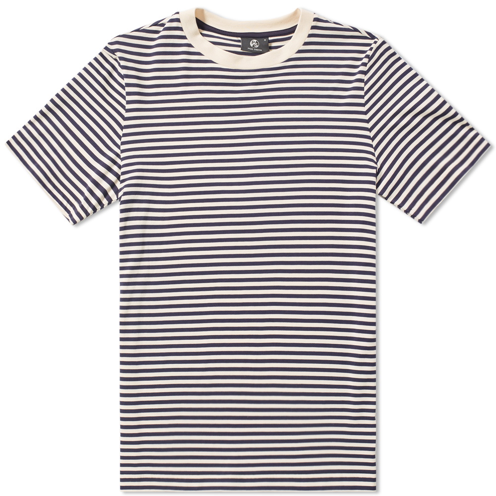 Paula stripe coral tee main image 1