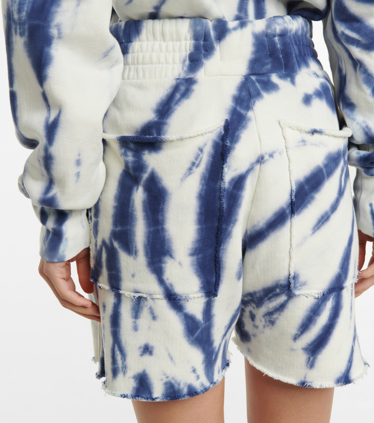 Les Tien - Yacht tie-dye cotton shorts