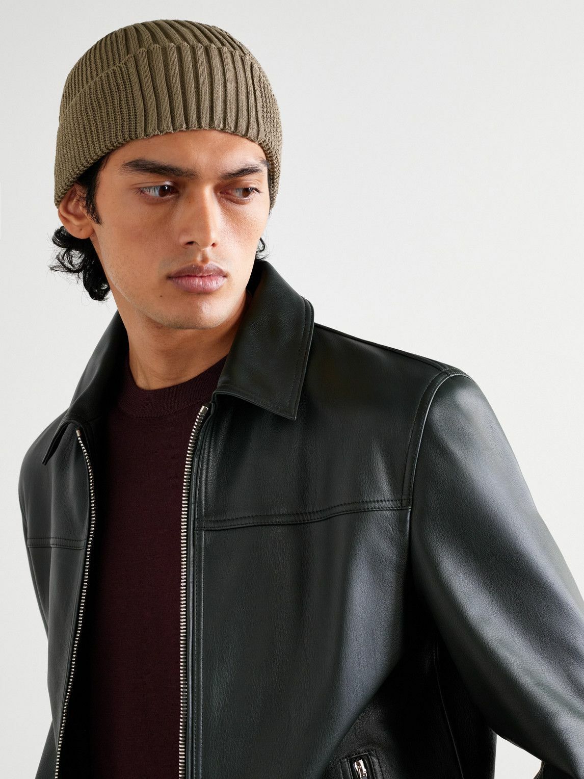 Paul Smith - Ribbed Cotton Beanie