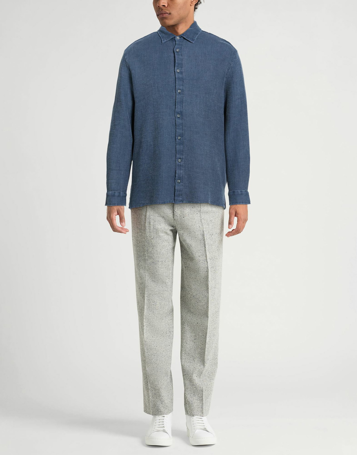 Crossley Mens Shirt in Navy