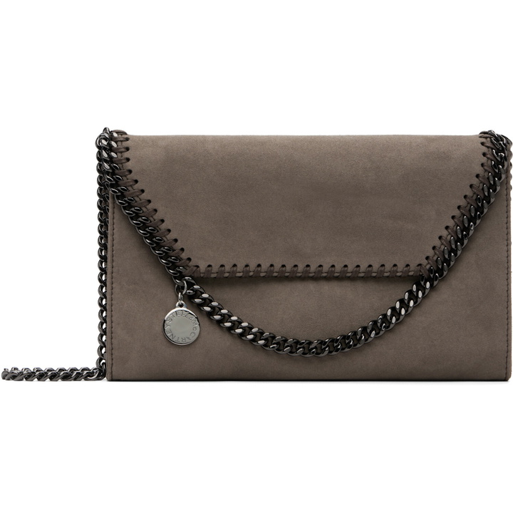 Photo: Stella McCartney Taupe Falabella Continental Wallet On Chain Bag