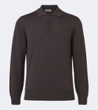 Canali Virgin wool polo sweater