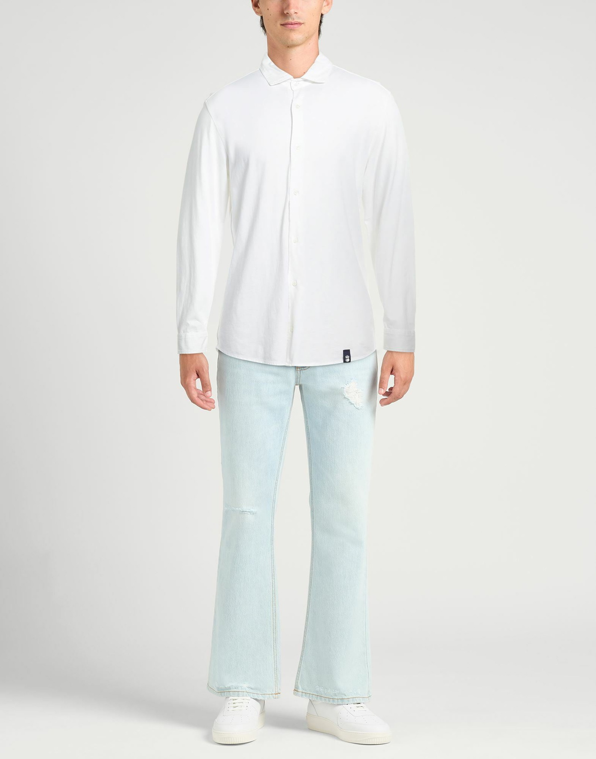Drumohr Mens Shirt in White