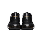 Alexander McQueen SSENSE Exclusive Black Iridescent Clear Sole Oversized Sneakers