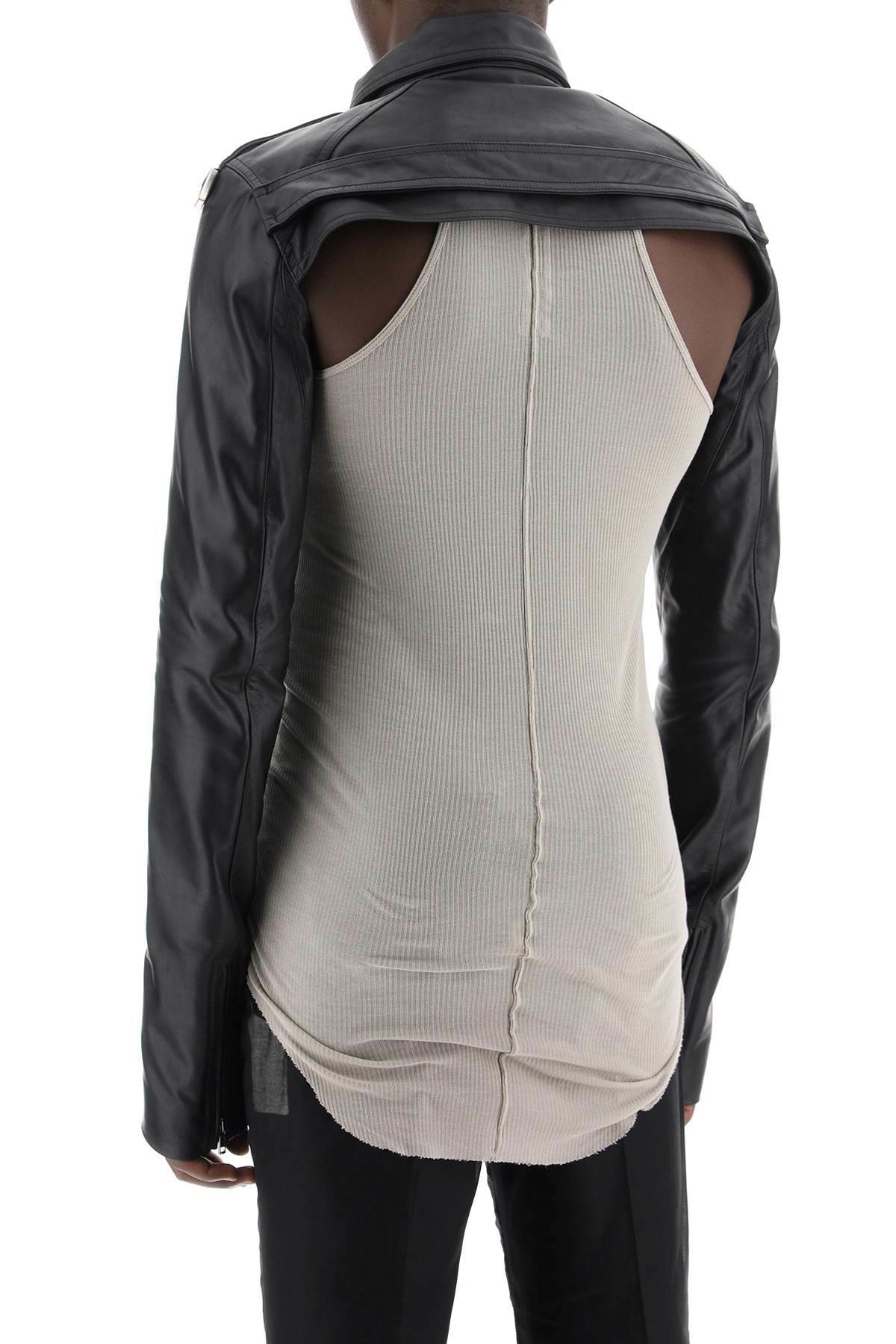 RICK OWENS biker-style bolero jacket Black Rick Owens