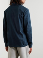 Mr P. - Organic Cotton-Jersey Shirt - Blue