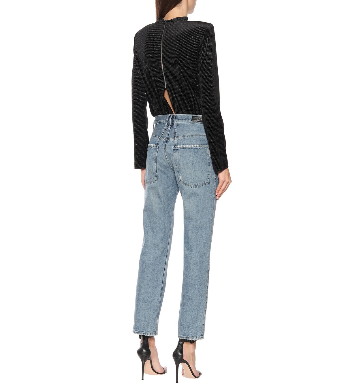 Rta - Dexter belted boyfriend jeans