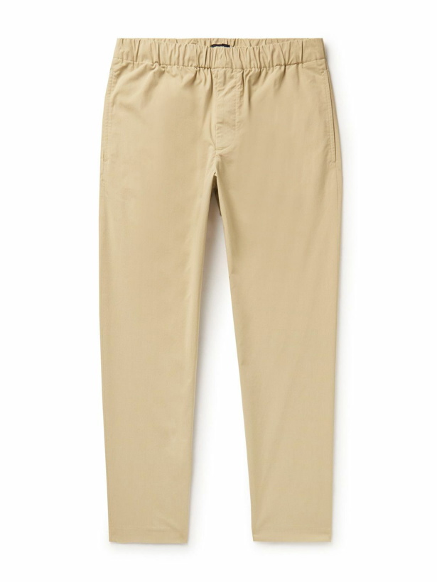 Photo: Club Monaco - Slim-Fit Cotton-Blend Trousers - Neutrals