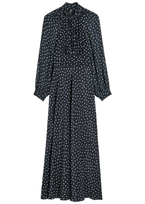 Rixo Hayley Floral-print Silk Midi Dress Yellow Rixo