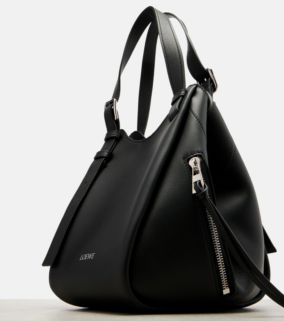Loewe Hammock Flip Medium leather tote bag