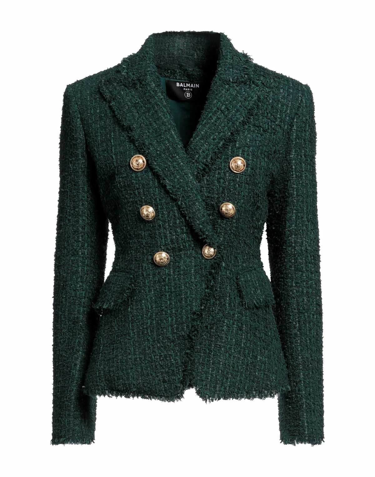 Balmain Womens Blazer in Green