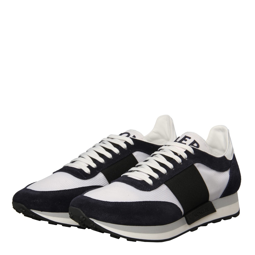 Horace Suede and Mesh Trainers - Navy / Black / White