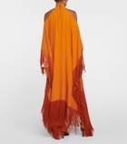 Taller Marmo Mambo tasselled kaftan maxi dress
