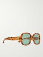 GUCCI - Round-Frame Tortoiseshell Acetate Sunglasses