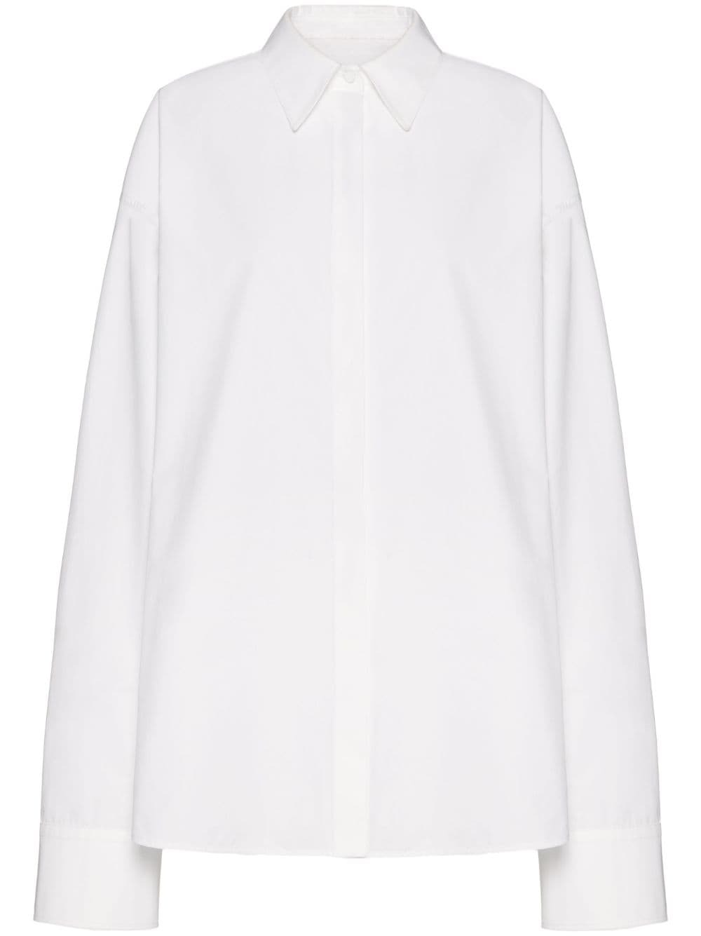 Valentino Men's Cotton Shirt Red