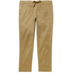 MAN 1924 - Slim-Fit Tapered Stretch-Cotton Twill Trousers - Men - Beige