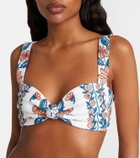 Montce Hayden floral bikini top