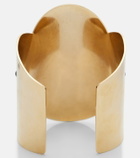 La DoubleJ Scarab gold-plated cuff bracelet