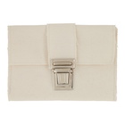 Camiel Fortgens Off-White Canvas Wallet