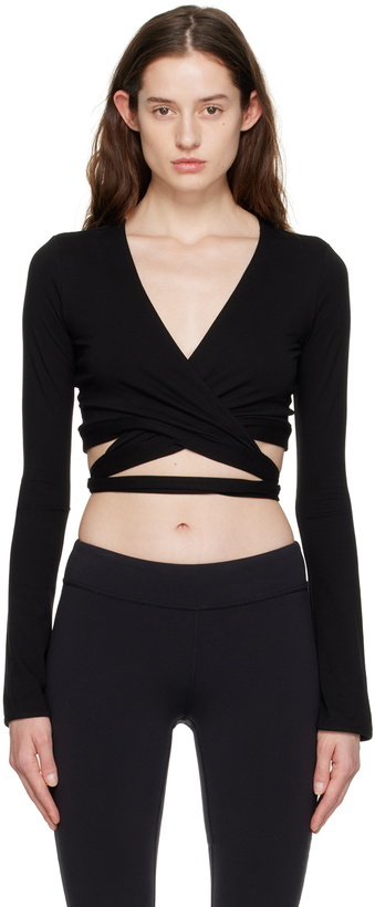 Photo: Norba Black Wrap Top