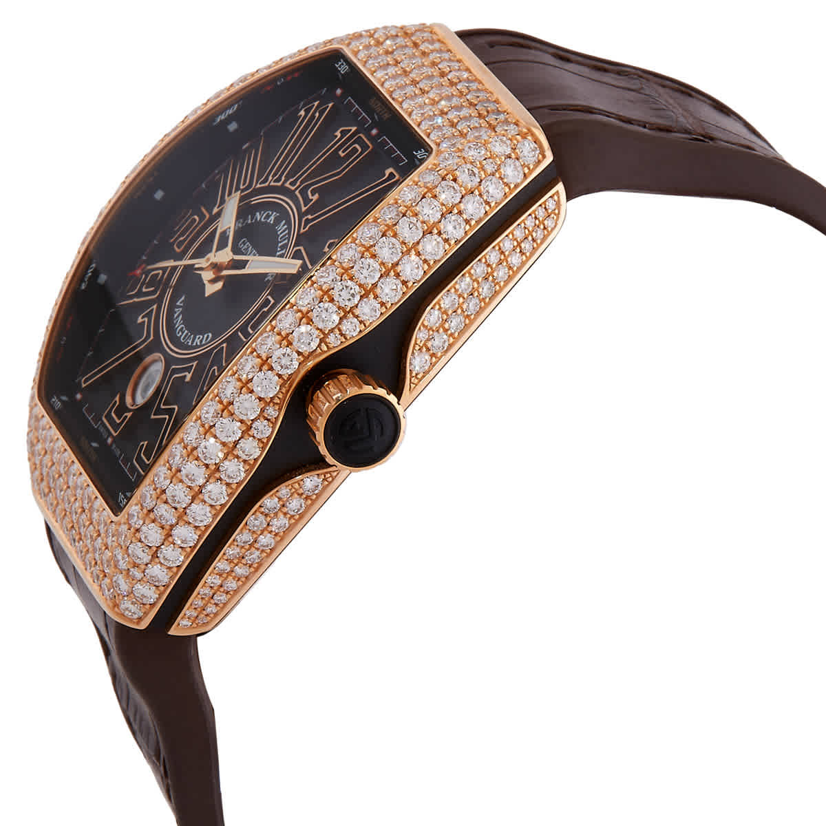 Franck Muller Vanguard Automatic Diamond Black Dial Watch V 41 SC DT D 5N NR 5N