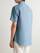 Brioni - Linen Shirt - Blue