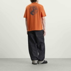 Stone Island Men's Vertical Placement T-Shirt in Burnt Orange