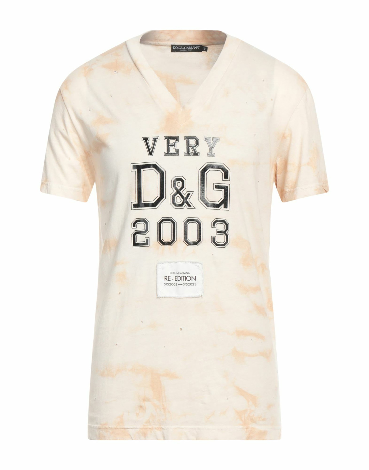 Dolce & gabbana Mens T-shirt in Beige