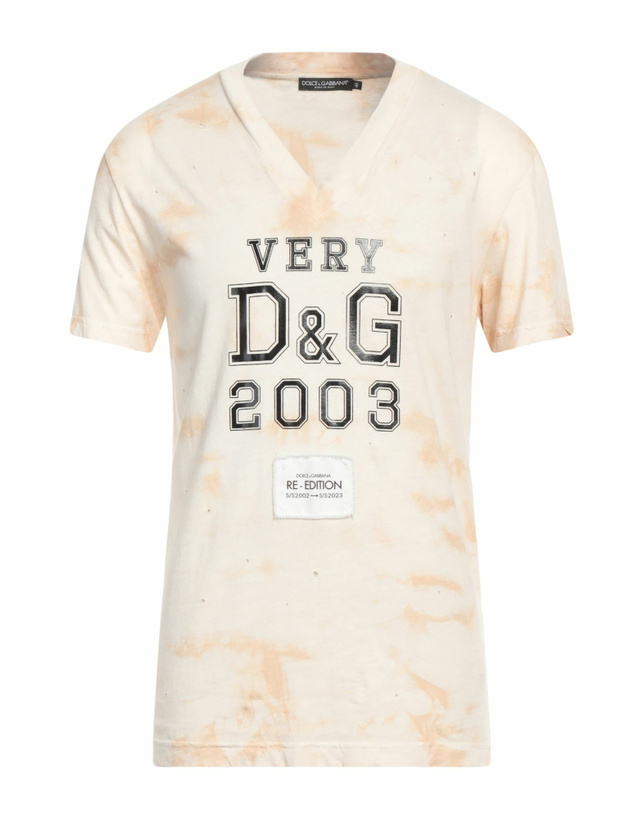 Photo: Dolce & gabbana Mens T-shirt in Beige