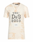Dolce & gabbana Mens T-shirt in Beige