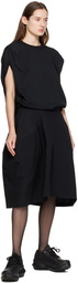 Comme des Garçons Black Paneled Midi Skirt