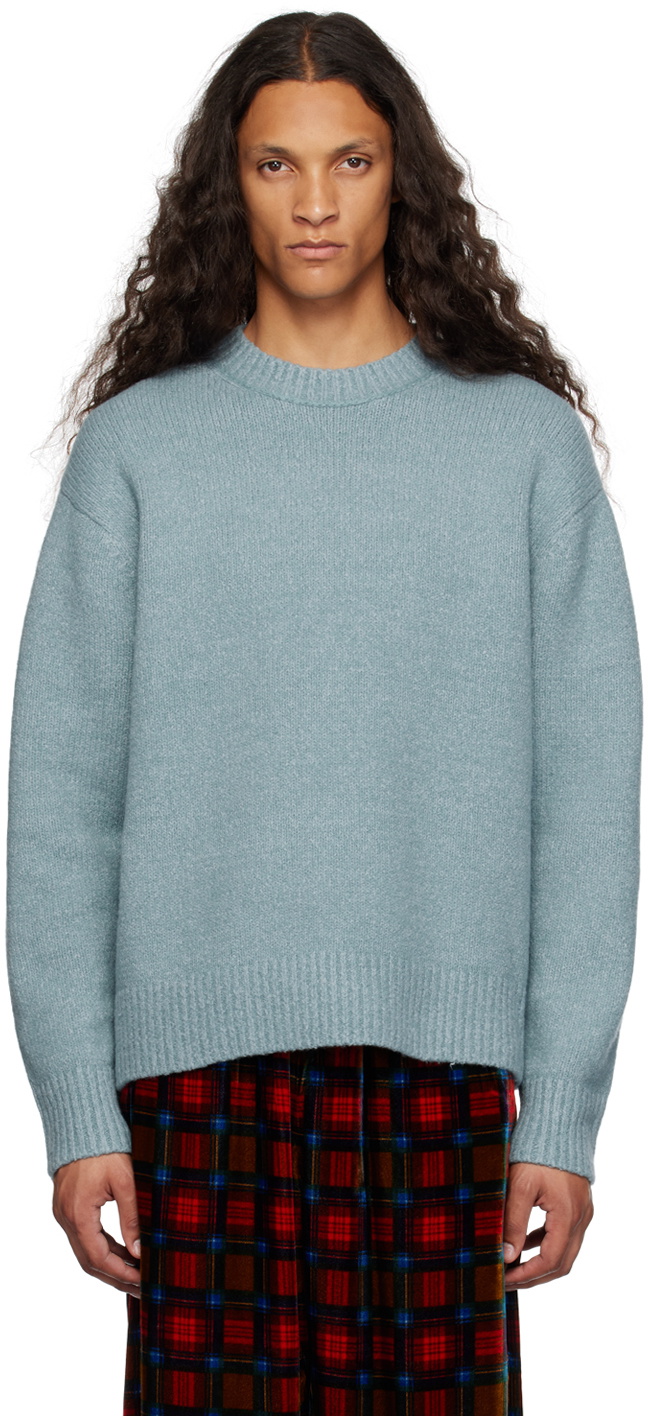 Acne Studios Blue Crewneck Sweater Acne Studios