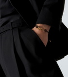Saint Laurent Cassandre leather bracelet