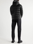 MONCLER - Provins Slim-Fit Quilted Shell Hooded Down Jacket - Black