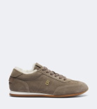 Bogner Valencia shearling-lined suede sneakers