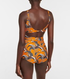 Paco Rabanne - Floral cutout swimsuit