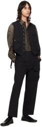 UMA WANG Black Paxton Cargo Pants